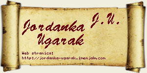 Jordanka Ugarak vizit kartica